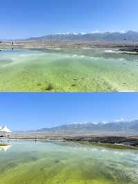 探秘大柴旦翡翠湖，天空之鏡美到窒息！