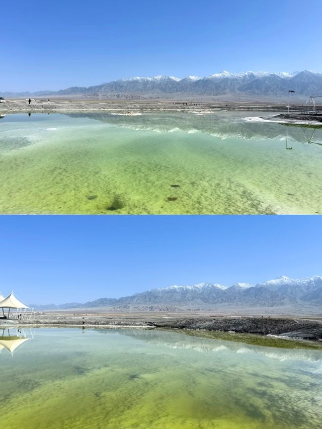 探秘大柴旦翡翠湖，天空之鏡美到窒息！