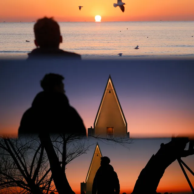 冬季阿那亞｜在日出之前