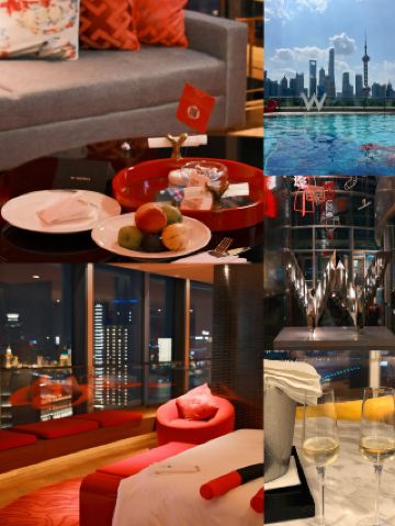 Tempat terbaik bagi orang-orang paling trendi di Shanghai untuk mengambil foto langit-langit di malam hari.