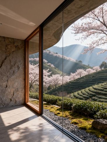 Stay at Zhucha Mountain Homestay in Hangzhou and encounter the romantic late cherry blossom secret garden
