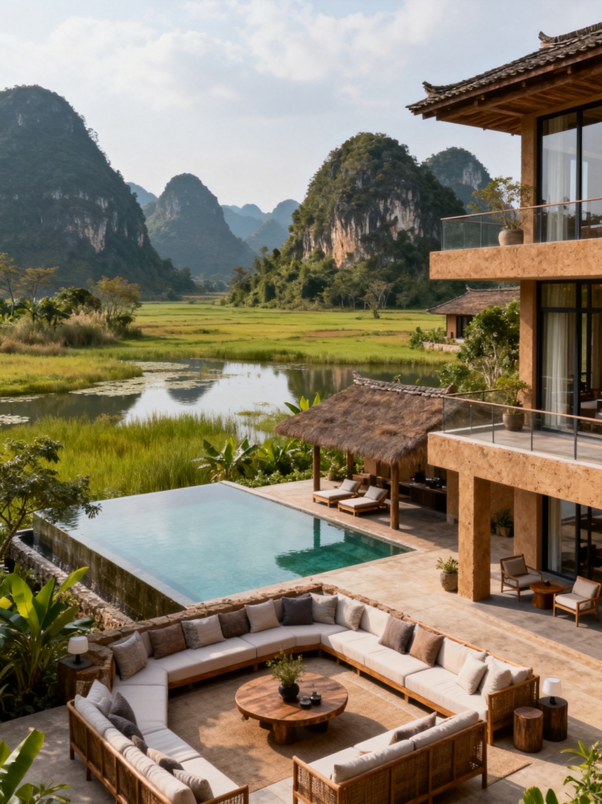 พักที่โรงแรมสมบัติในปู่เจ้อเหอ รู้สึกฟื้นฟูใจมาก