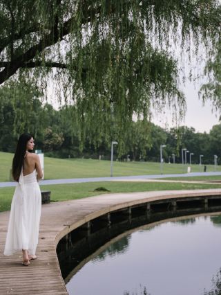 Gentle romantic date for couples at Tianmu Lake Hushanli to privately enjoy a romantic holiday
