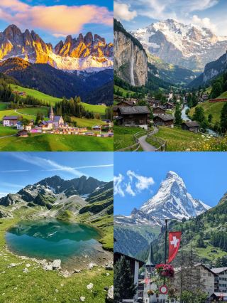 Cross the Alps and discover Europe's most healing mountain retreats.
