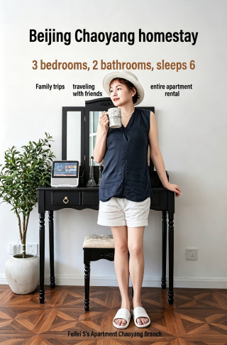 Top choice for Beijing family trips | 3 bedrooms, 2 bathrooms, sleeps 6
