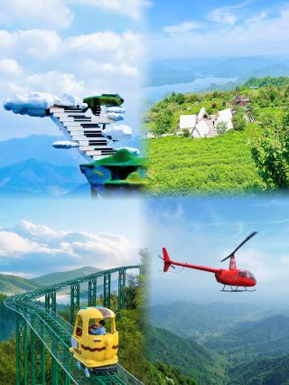 Zhejiang's hidden gem | Ride the sky train into a manga-style city in the clouds
