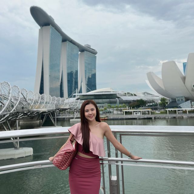 Helix Bridge at Marina Bay