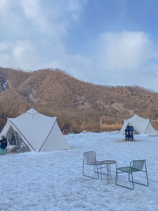 빙벽 뷰를 볼 수 있는 원주 카페 📍스톤크릭