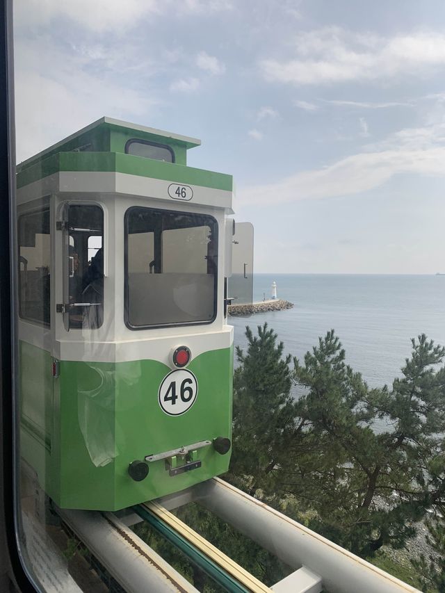인스타감성사진 건집시다 ! 해운대 스카이캡슐, 해변열차