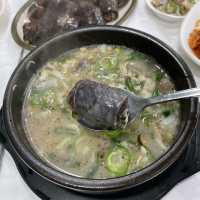 단양 특산물이 들어간 국밥 마늘순대국밥