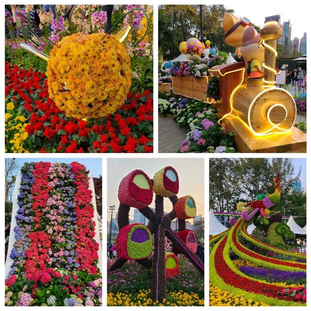 目不暇給嘅花展🌺😍@維園