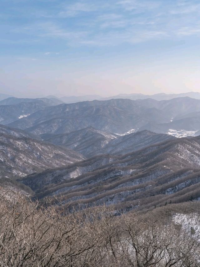 광활한 봉우리와 운해가 아름다운 이곳 "치악산 비로봉"