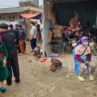 Market in Ha Giang are lively n noisy
