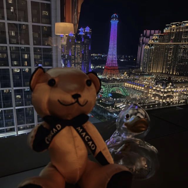  浪漫夢幻！澳門康萊德酒店的巴黎鐵塔景觀房 🗼💖