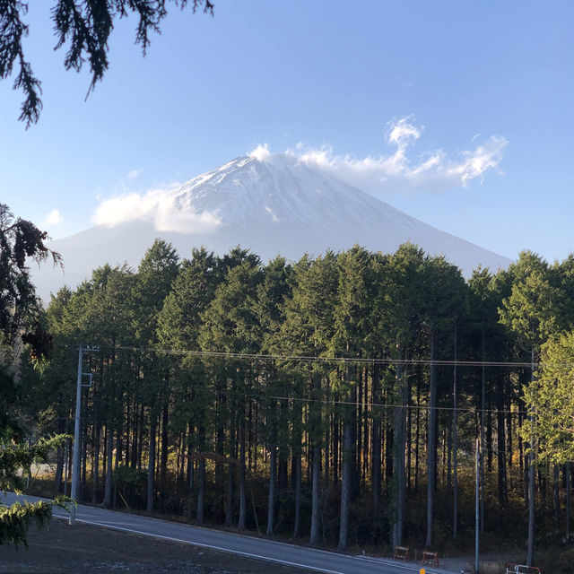 富士山が見えるアスレチック