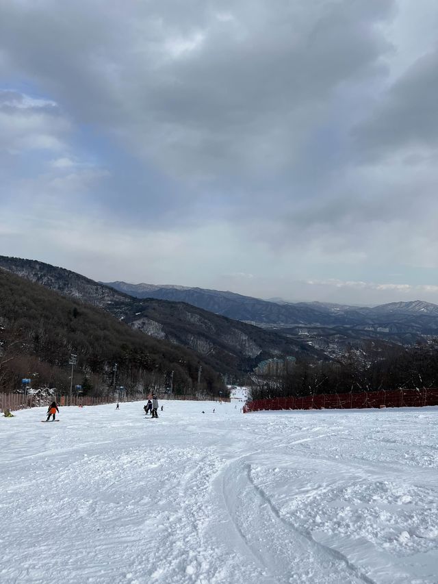 스키장 막차타러 가자구요〰️