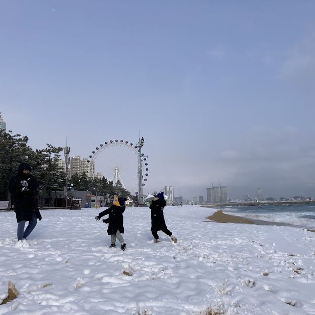 울산바위뷰와 함께하는 설경!