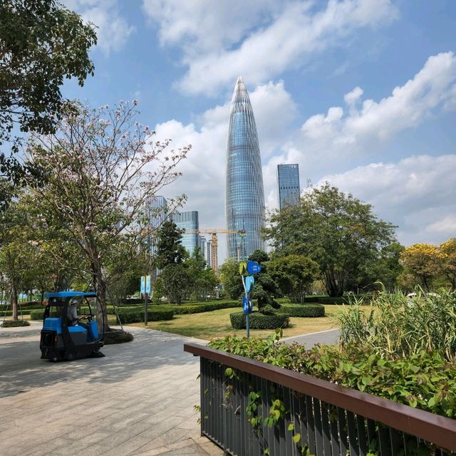 周未忙裡偷閒-深圳人材公園