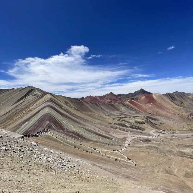 Rainbow Mountains in Peru 