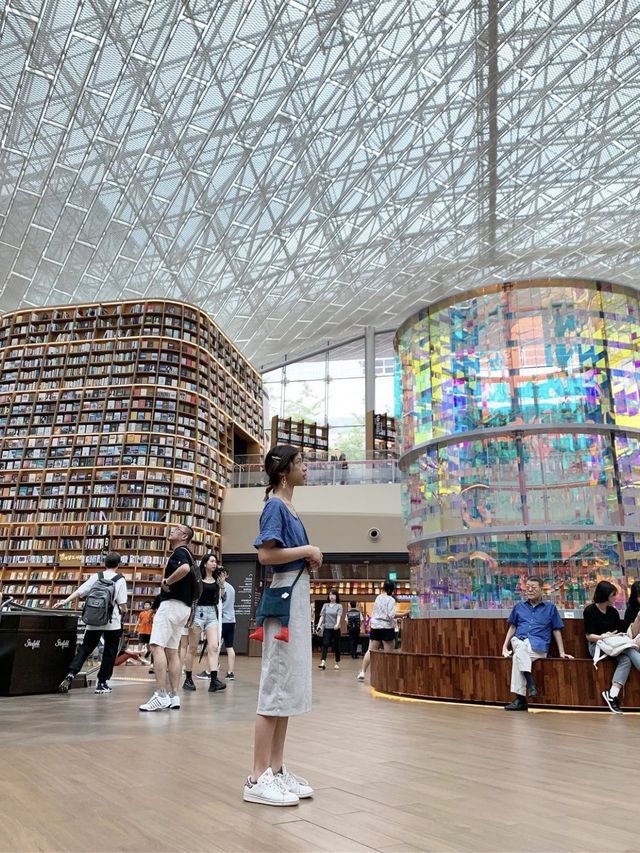 韓國coex mall星空圖書館
