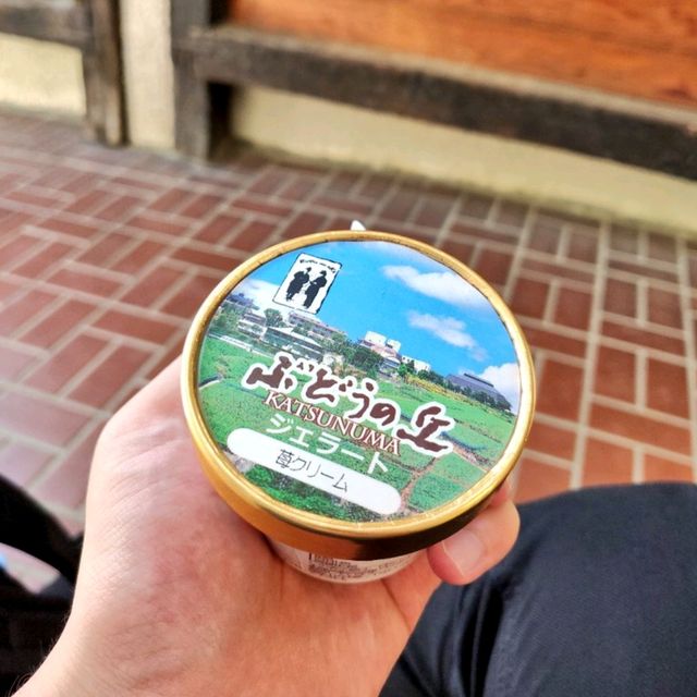 【勝沼 ぶどうの丘】地下ワインカーヴで試飲＆天空の湯