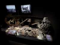 Inside the peace museum in Hiroshima