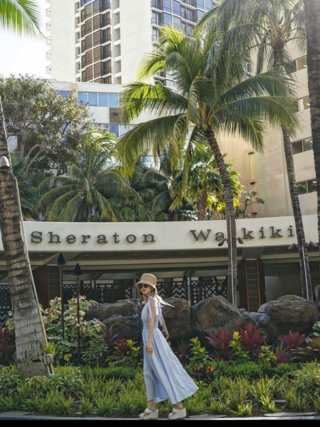【📍ハワイ】まるで絵葉書！癒しのオーシャンビュー🏨シェラトンワイキキホテル✨