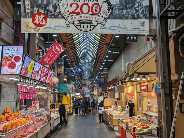 【大阪黑門市場】春日櫻花🌸，適合春天旅遊