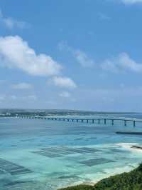 【宮古島】透明度が抜群の来間島へ向かう来間大橋！