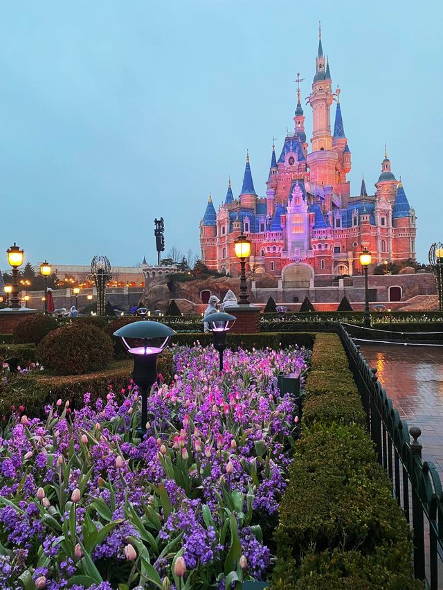 Raining in Disneyland is the best time😅