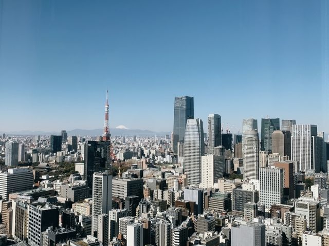 Tokyo tower view at Park Hotel Tokyo