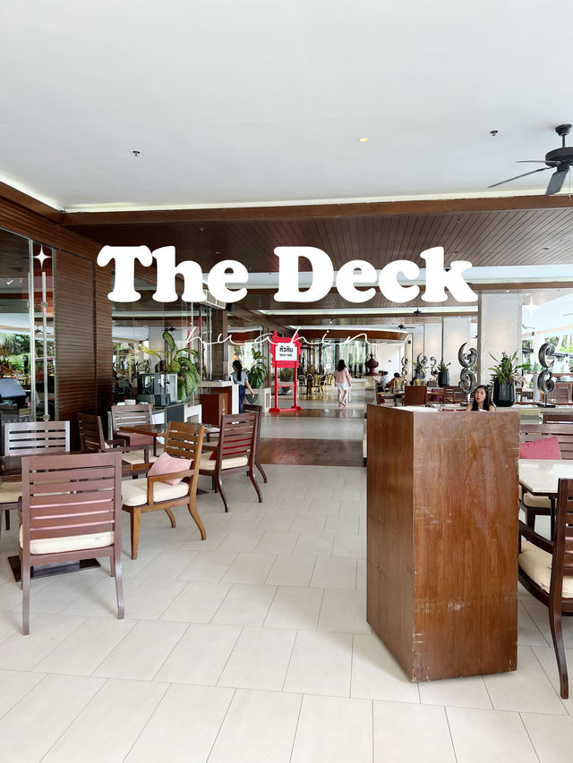 The Deck ห้องอาหาร breakfast buffet 