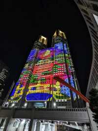 日本東京-免費高樓景觀台&光雕秀：東京都廳展望台