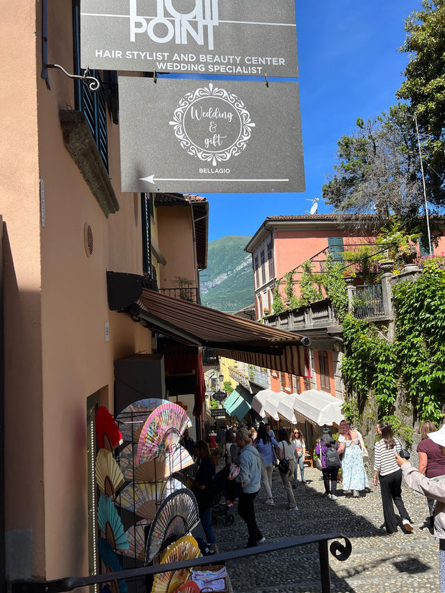 科莫湖人氣小鎮Bellagio🫶🏻超令意大利🇮🇹景色🤓度假勝地