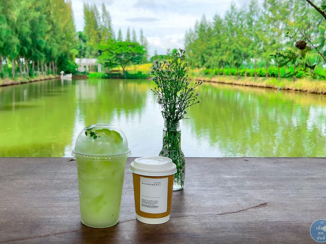 บ้านนากาแฟ คาเฟ่ราชบุรี สไตล์อิงลิชการ์เด้น