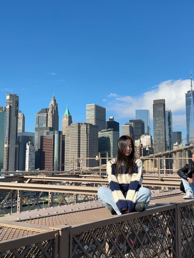 🇺🇸뉴욕 낮의 브루클린 브릿지는 어떤 모습?