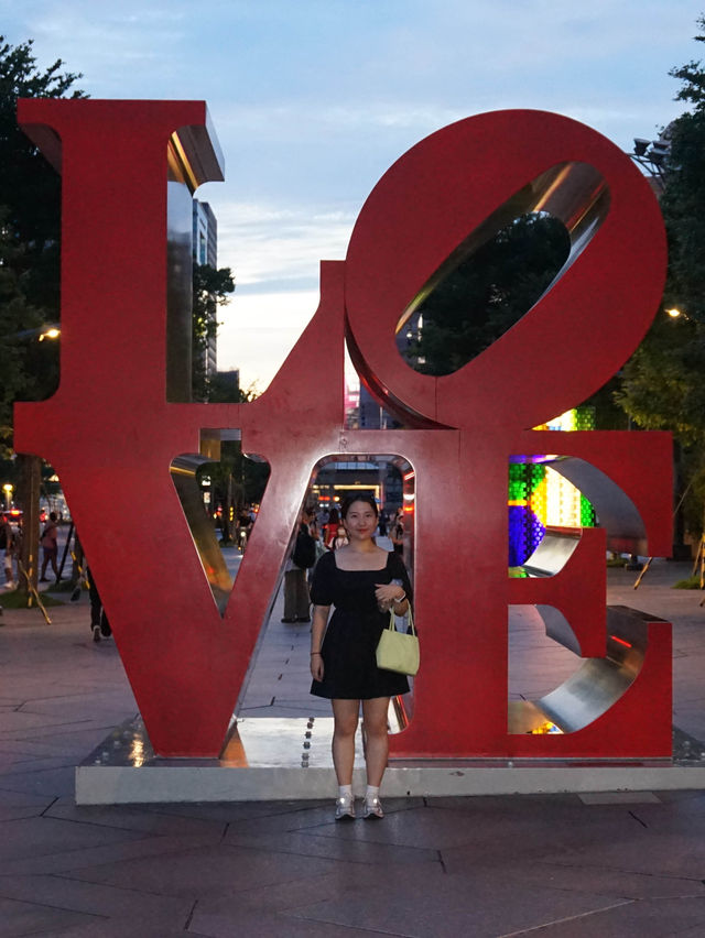 대만 타이베이 101, LOVE 포토존 위치 공유!