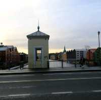 挪威的教育城市Trondheim，最後的極光