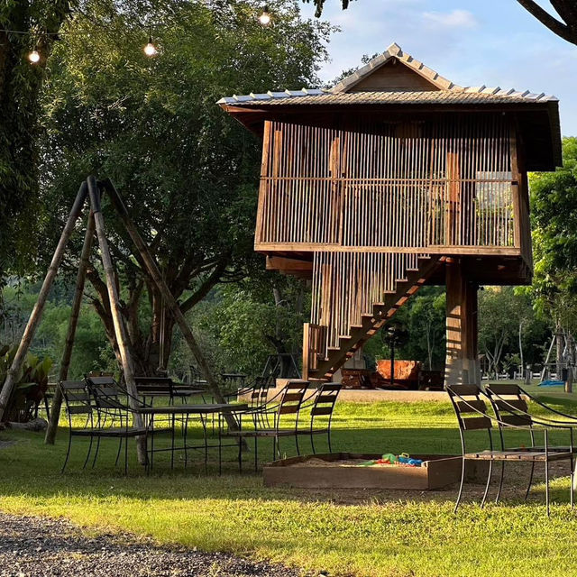  📍 💦🏕️บ้านไร่พอเพียง แคมป์ปิ้ง&คาเฟ่ 🚩