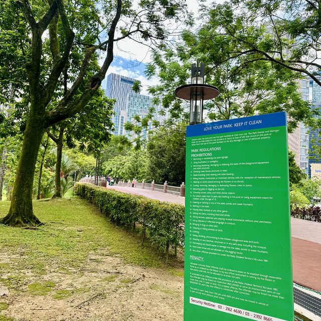 KLCC Park – A Serene Escape Amidst the City