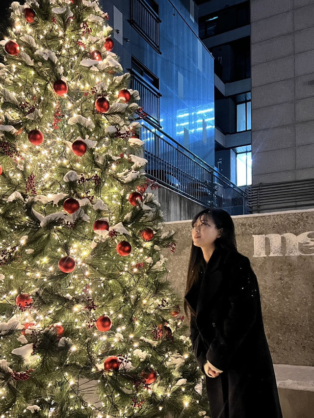 눈내린 크리스마스트리, 용산 크리스마스 카페