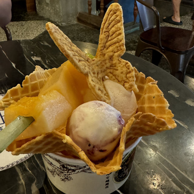타이중의 숨겨진 디저트 명소🍧궁원안과, 제일은행 아이스크림 가게
