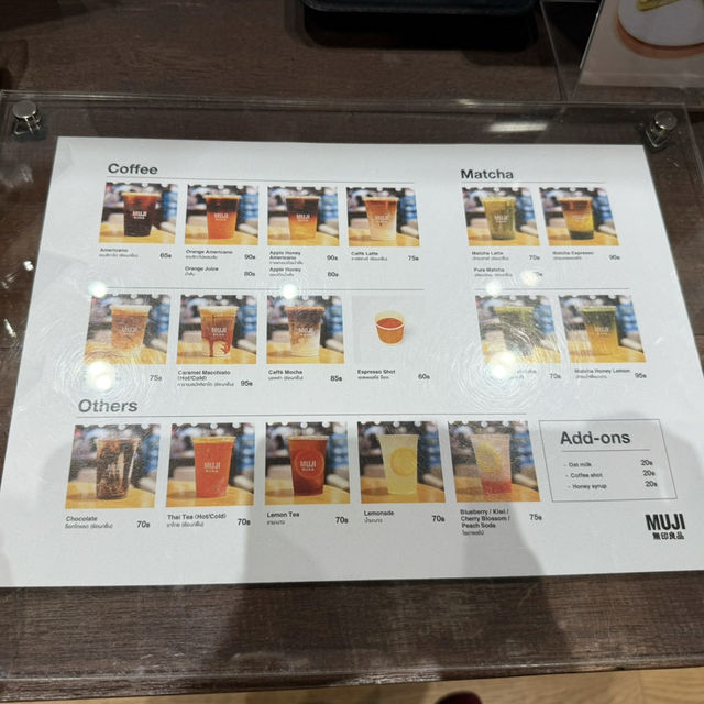 Muji Cafe central hatyai 