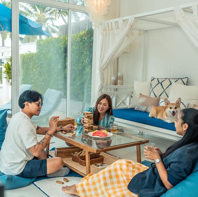 Pool villa ติดหาดปราณบุรี น้องหมาพักได้