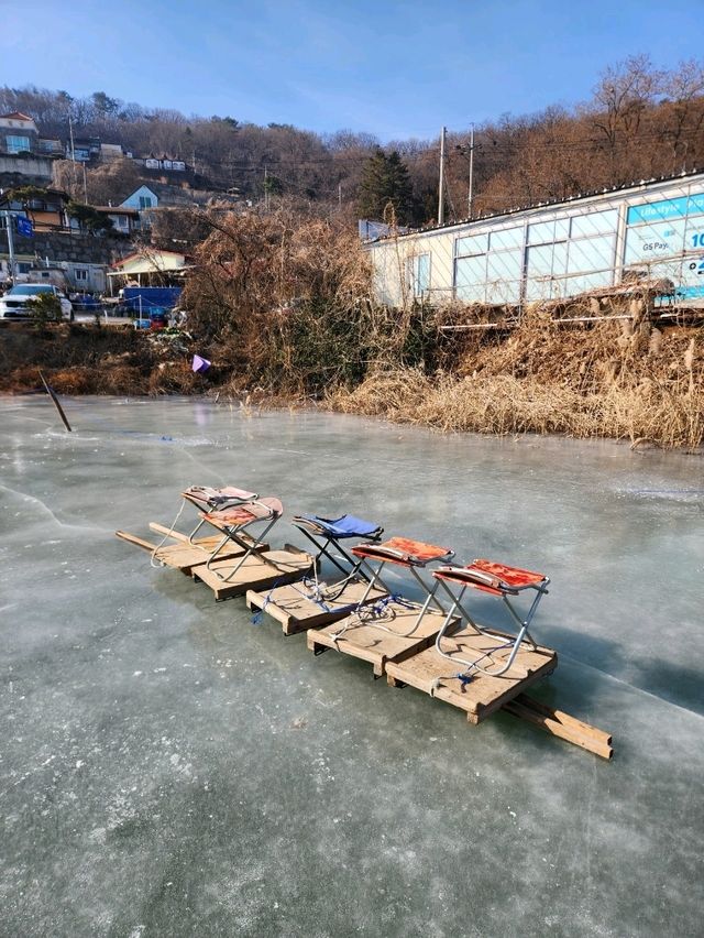💛강화도 겨울여행시 해볼만한 놀이 "얼음썰매"💛