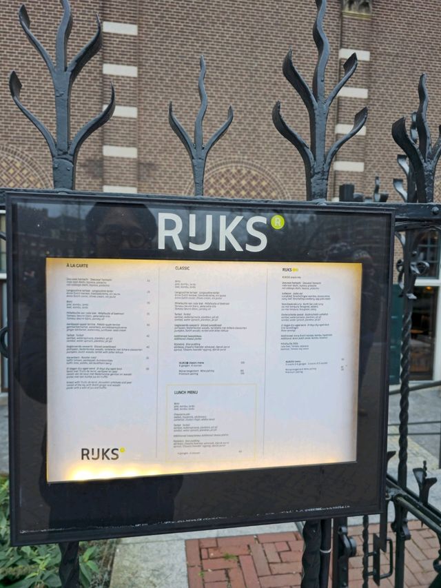 유럽여행 암스테르담 미슐랭 1스타 레스토랑 RIJKS®