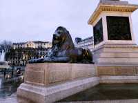 🌧️ 雨中漫步特拉法加廣場（Trafalgar Square）——倫敦的藝術與歷史交匯點