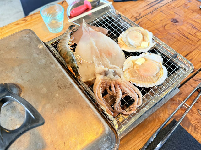 旬の牡蠣！海の見えるテラス