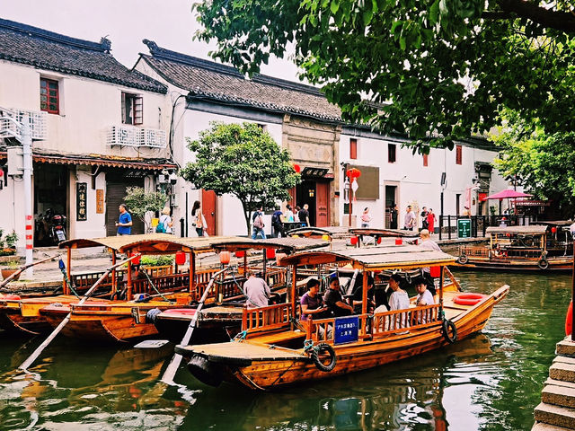 🇨🇳水の都でゆったりボートクルーズ🚣‍♀️🏘️