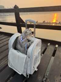 แพลนสงกรานต์เที่ยวสะพานมอญตักบาตรยามเช้า 